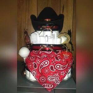 Western Cowboy Diapercake